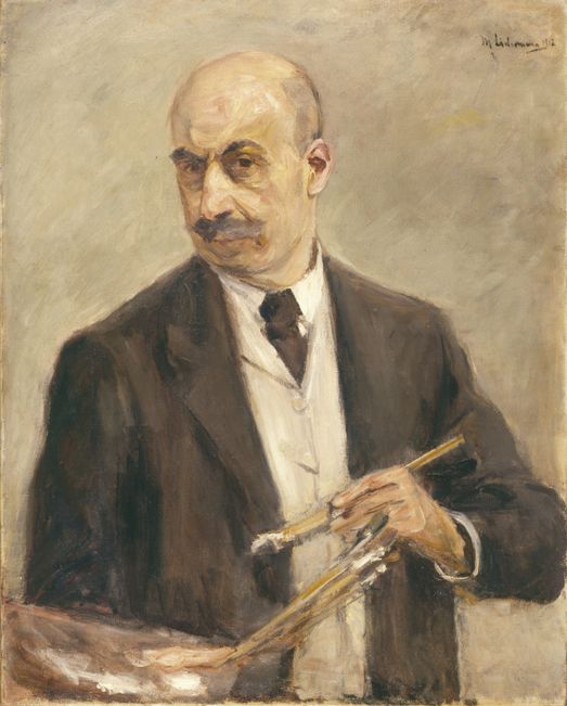 Painting by Max Liebermann, Oil on canvas, 88 x 70 cm 