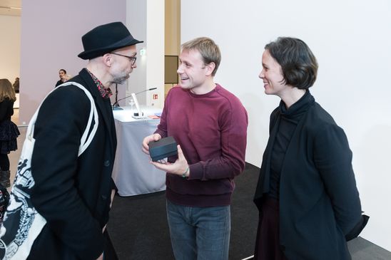 Lesung mit Schauspieler Max Riemelt aus "Auguste Bolte" von Kurt Schwitters, 4.11.2016, Foto: Harry Schnitger