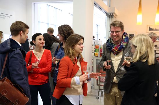 Eröffnung der Ausstellung "Ari Benjamin Meyers. Chamber Music (Vestibule)" in der Berlinischen Galerie, 27.4.2013, Foto: Jirka Jansch