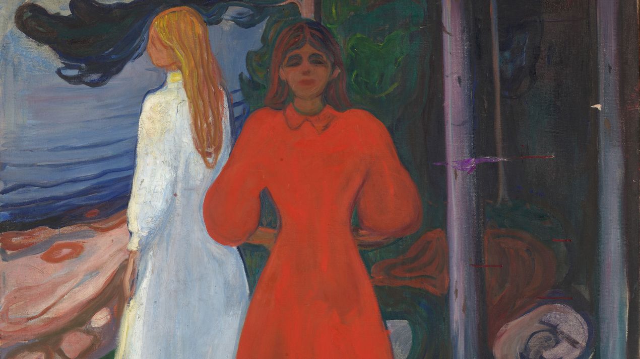 Edvard Munch, Rot und Weiß, 1899–1900