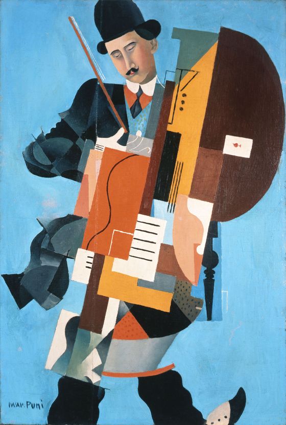 Iwan Puni, Synthetischer Musiker, 1921, © VG Bild-Kunst, Bonn 2023