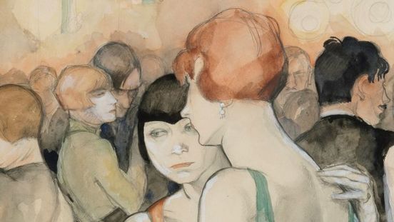 Jeanne Mammen, Zwei Frauen, tanzend, um 1928, Privatsammlung Berlin, © VG Bild-Kunst, Bonn 2017, Repro: © Volker-H. Schneider, Berlin