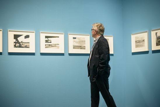 Preview zur Ausstellung "Die fotografierte Ferne. Fotografen auf Reisen (1880–2015)", 17.5.2017, Foto: Hannes Wiedemann