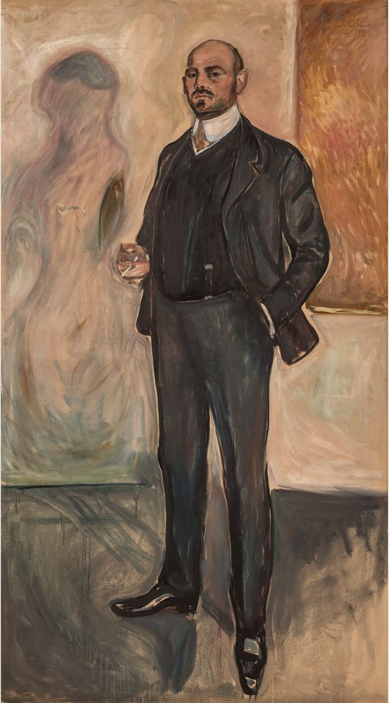 Edvard Munch, Porträt Walther Rathenau, Berlin, 1907