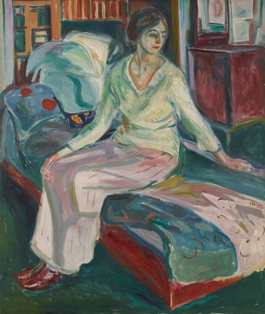 Edvard Munch, Seated Model on the Couch, 1924-1926, Photo: © MUNCH, Oslo / Ove Kvavik