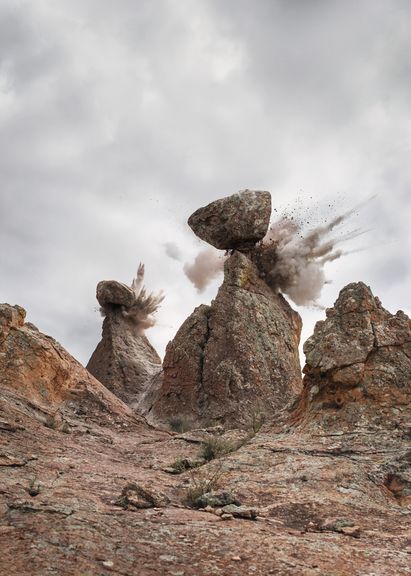 Julius von Bismarck und Julian Charrière, Canyonlands, We Must Ask You to Leave (vertical viewpoint), 2018 © Julius von Bismarck / VG Bild-Kunst, Bonn 2023 Julius von Bismarck und Julian Charrière, Canyonlands, We Must Ask You to Leave (vertical viewpoint), 2018 © Julius von Bismarck / VG Bild-Kunst, Bonn 2023
