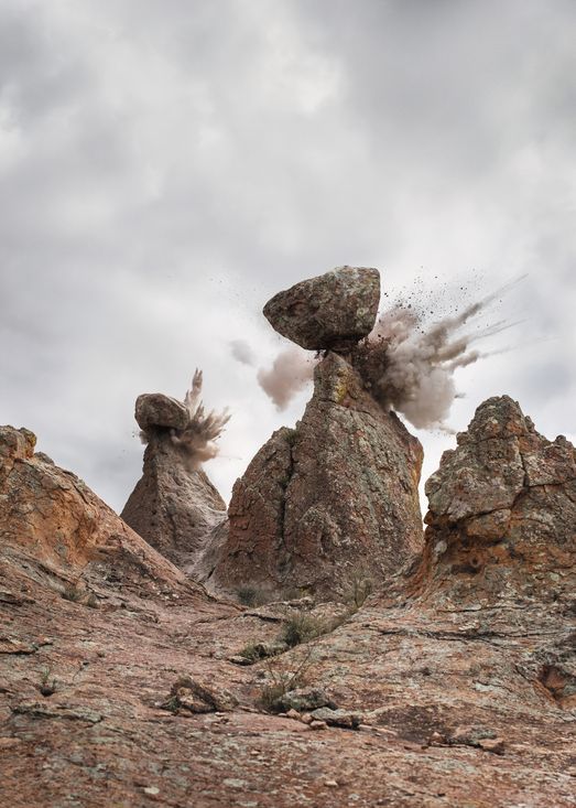 Julius von Bismarck und Julian Charrière, Canyonlands, We Must Ask You to Leave (vertical viewpoint), 2018 © Julius von Bismarck / VG Bild-Kunst, Bonn 2023