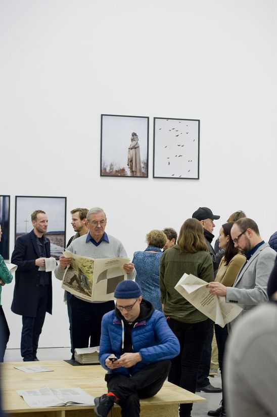 Eröffnung der Ausstellung "Cyrill Lachauer. What do you want here" in der Berlinischen Galerie, 2.11.2017, Foto: Benjamin Pritzkuleit