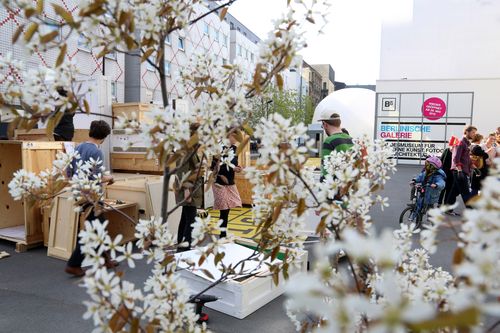 Bauworkshop am Küchenmonument, 16.4.2015, Foto: Jirka Jansch