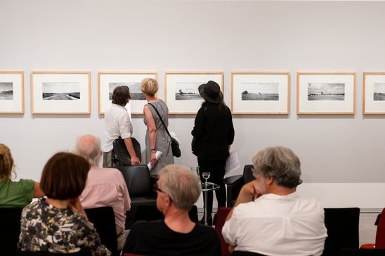 Künstlergespräch mit André Kirchner in der Ausstellung "Stadtrand Berlin" in der Berlinischen Galerie, 5.6.2019, Foto: Harry Schnitger