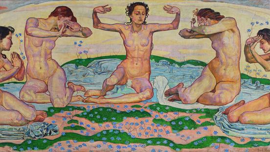 Oil on canvas, 160 × 352 cm