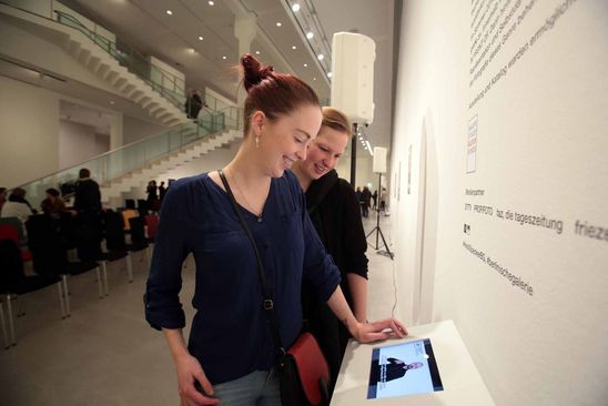 Eröffnung der Ausstellung "Heidi Specker - IN FRONT OF. Fotografien" in der Berlinischen Galerie, 10.3.2016, Foto: Amin Akhtar