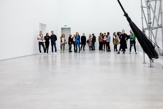 Eröffnung der Ausstellung "Monica Bonvicini. 3612,54 m³ vs 0,05 m³" in der Berlinischen Galerie, 15.9.2017, Foto: Harry Schnitger