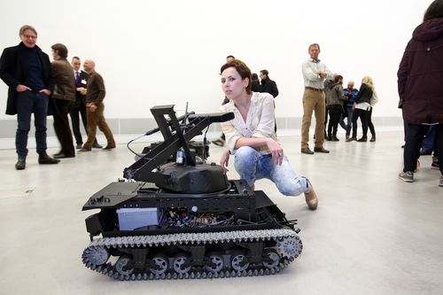 Eröffnung der Ausstellung "Nik Nowak. Echo", GASAG-Kunstpreis 2014, 10.4.2014, Foto: Amin Akhtar Eröffnung der Ausstellung "Nik Nowak. Echo", GASAG-Kunstpreis 2014, 10.4.2014, Foto: Amin Akhtar
