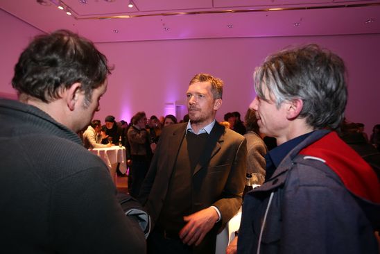 Eröffnung "Erwin Wurm. Bei Mutti" und "Visionäre der Moderne. Paul Scheerbart, Bruno Taut, Paul Goesch" in der Berlinischen Galerie, 14.4.2016, Foto: Amin Akhtar