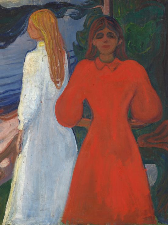 Edvard Munch, Rot und Weiß, 1899–1900