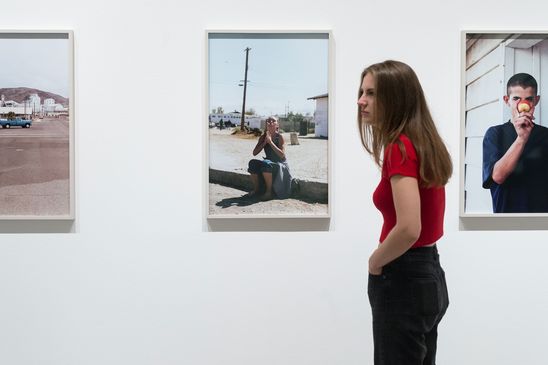 Eröffnung der Ausstellung "Fotografierte Ferne. Fotografen auf Reisen (1880–2015)" in der Berlinischen Galerie, 18.5.2017, Foto: Harry Schnitger