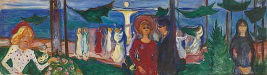 Edvard Munch, Dance on the Beach (The Linde Frieze), 1904, Photo: © MUNCH, Oslo / Halvor Bjørngård