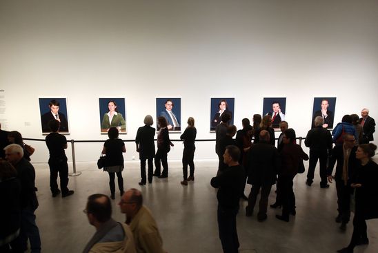 Eröffnung der Ausstellungen "Max Beckmann und Berlin" und "Das sind wir. Porträtfotografie 1996 bis 2013" in der Berlinischen Galerie, 19.11.2015, Foto: Amin Akhtar