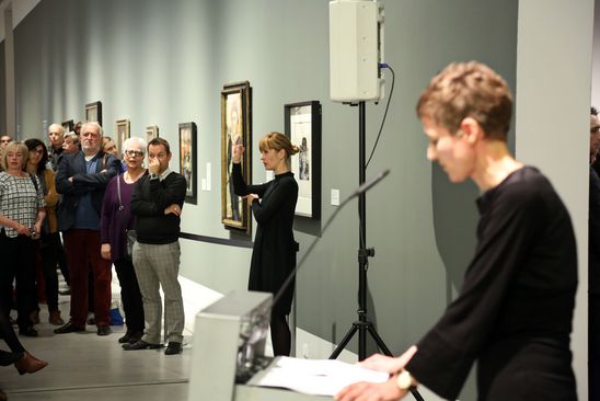 Eröffnung der Ausstellungen "Max Beckmann und Berlin" und "Das sind wir. Porträtfotografie 1996 bis 2013" in der Berlinischen Galerie, 19.11.2015, Foto: Amin Akhtar