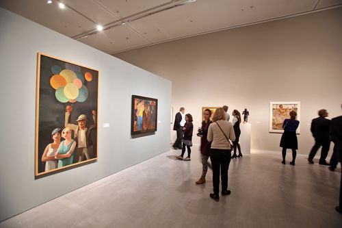Eröffnung der Ausstellung "Wien Berlin. Kunst zweier Metropolen" in der Berlinischen Galerie, 23.10.2013, Foto: Amin Akhtar Eröffnung der Ausstellung "Wien Berlin. Kunst zweier Metropolen" in der Berlinischen Galerie, 23.10.2013, Foto: Amin Akhtar