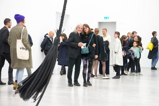 Eröffnung der Ausstellung "Monica Bonvicini. 3612,54 m³ vs 0,05 m³" in der Berlinischen Galerie, 15.9.2017, Foto: Harry Schnitger