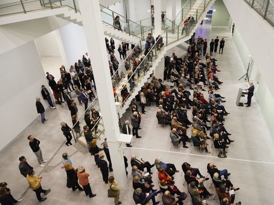 Preview zur Ausstellung "Freiheit. Die Kunst der Novembergruppe 1918–1935", 7.11.2018, Foto: Hannes Wiedemann