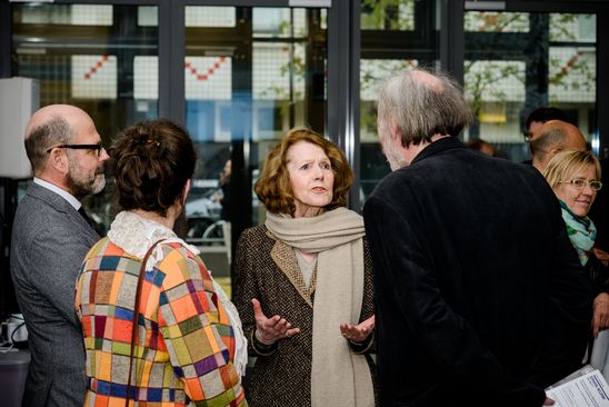 Preview der Ausstellung "Erwin Wurm. Bei Mutti" für Freund*innen der Berlinischen Galerie aus dem Förderverein, 13.4.2016, Foto: Hannes Wiedemann