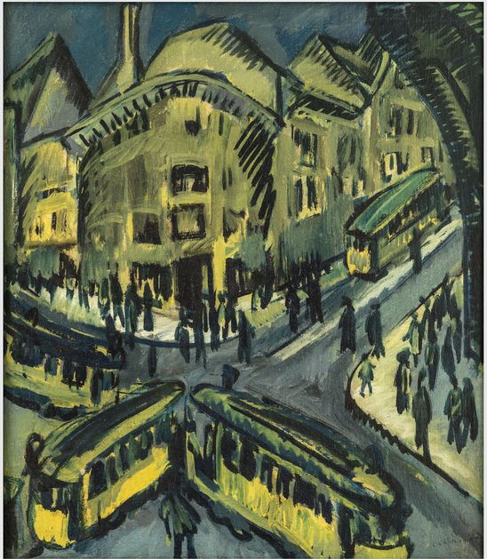 Ernst Ludwig Kirchner, Nollendorfplatz, Berlin, 1912,