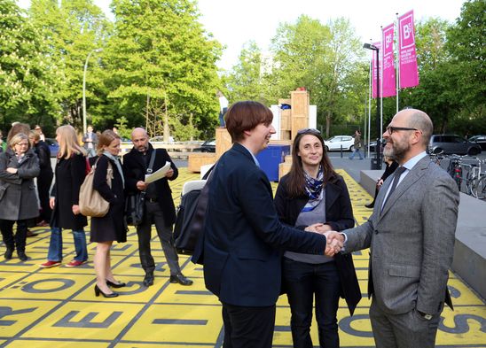 Diskursives Dinner im Küchenmonument, 29.4.2015, Foto: Jirka Jansch