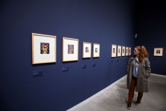 Eröffnung "Erwin Wurm. Bei Mutti" und "Visionäre der Moderne. Paul Scheerbart, Bruno Taut, Paul Goesch" in der Berlinischen Galerie, 14.4.2016, Foto: Amin Akhtar