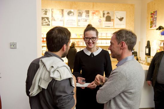 Eröffnung der Ausstellung "Cyrill Lachauer. What do you want here" in der Berlinischen Galerie, 2.11.2017, Foto: Benjamin Pritzkuleit