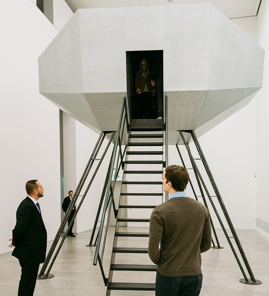 Preview der aktuellen Ausstellungen vor der großen Wiedereröffnung der Berlinischen Galerie, 27.5.2015, Foto: Hannes Wiedemann