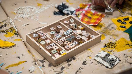 Material zum Bedrucken von Stoffen