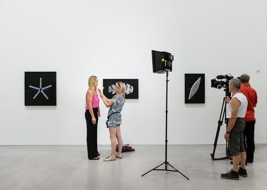 Eröffnung der Ausstellung "Andreas Greiner. Agentur des Exponenten", GASAG Kunstpreis 2016 in der Berlinischen Galerie, 14.9.2016, Foto: Harry Schnitger