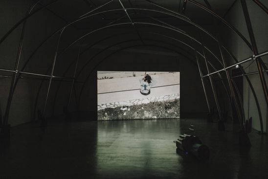 Eröffnung von "Raphaela Vogel. Son of a Witch" in der Berlinischen Galerie im Rahmen von Videoart at Midnight, 29.11.2018, Foto: Pauline Ruthe