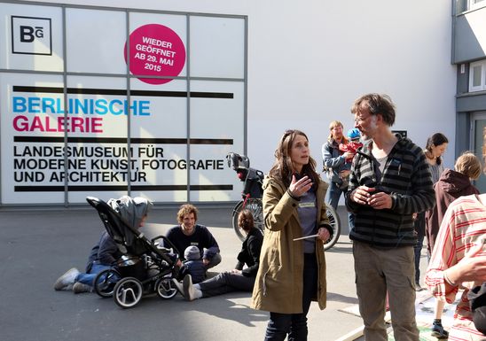 Bauworkshop am Küchenmonument, 16.4.2015, Foto: Jirka Jansch