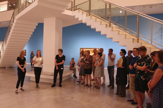 Kick-Off des FSJ-Projekts 2019 "Ich:Du. Du siehst ein Ich, das ich nicht sehe" in der Berlinischen Galerie, 12.6.2019, Foto: Martin von Piechowski