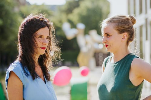 Art After Work zur Ausstellung "Loredana Nemes. Gier Angst Liebe", 5.7.2018, Foto: Oana Popa Art After Work zur Ausstellung "Loredana Nemes. Gier Angst Liebe", 5.7.2018, Foto: Oana Popa