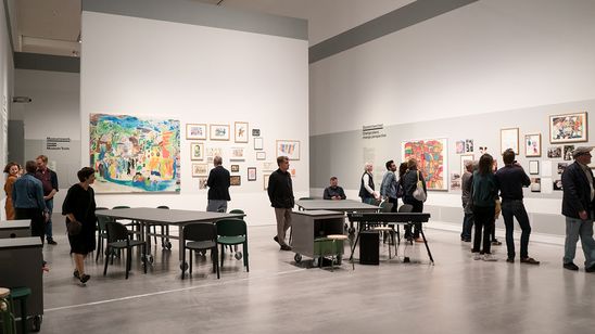 Eröffnung von "207 m². Raum für Aktion und Kooperation" in der Berlinischen Galerie, 2019, Foto: Catrin Schmitt