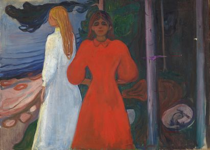 Edvard Munch, Rot und Weiß, 1899–19, Foto: © MUNCH, Oslo / Halvor Bjørngård Edvard Munch, Rot und Weiß, 1899–19, Foto: © MUNCH, Oslo / Halvor Bjørngård