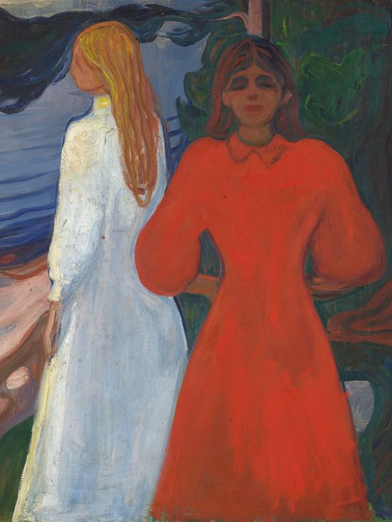 Edvard Munch, Rot und Weiß, 1899–19, Foto: © MUNCH, Oslo / Halvor Bjørngård