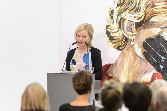 Eröffnungen und Verleihungen der Hannah-Höch-Preise 2016 an Cornelia Schleime und Tatjana Doll, 24.11.2016, Foto: Harry Schnitger