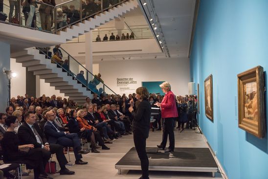 Eröffnung der Ausstellung "Lotte Laserstein. Von Angesicht zu Angesicht" in der Berlinischen Galerie, 4.4.2019, Foto: Jule Roehr