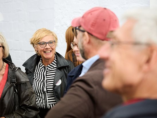 Rundgang auf der 10. Berlin Biennale für Mitglieder des Fördervereins, 13.6.2018, Foto: Hannes Wiedemann