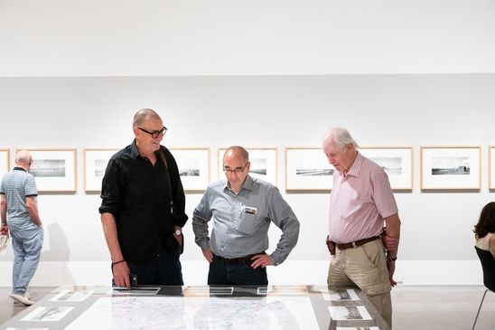 Künstlergespräch mit André Kirchner in der Ausstellung "Stadtrand Berlin" in der Berlinischen Galerie, 5.6.2019, Foto: Harry Schnitger