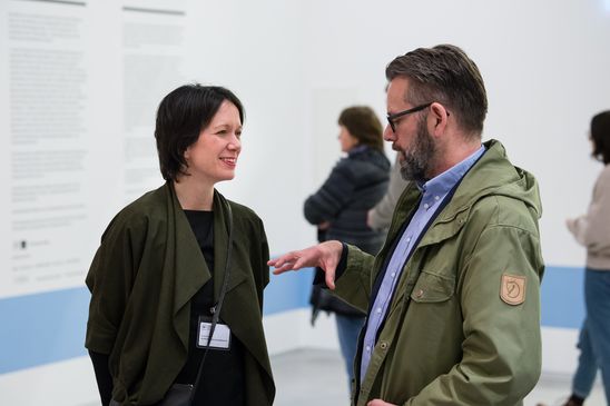 Eröffnung der Ausstellung "Eduardo Paolozzi. Lots of Pictures, Lots of Fun" in der Berlinischen Galerie, 8.2.2018, Foto: Harry Schnitger