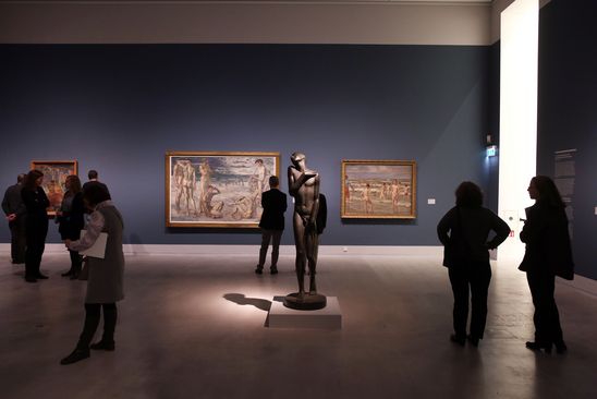 Eröffnung der Ausstellungen "Max Beckmann und Berlin" und "Das sind wir. Porträtfotografie 1996 bis 2013" in der Berlinischen Galerie, 19.11.2015, Foto: Amin Akhtar