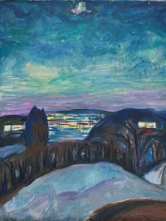 Edvard Munch, Sternennacht, 1922-1924, Foto: © MUNCH, Oslo / Juri Kobayashi