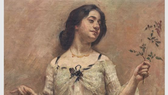 Lovis Corinth, Porträt Charlotte Berend im weißen Kleid, 1902, © Sammlung Stiftung Stadtmuseum Berlin, Foto: Oliver Ziebe, Berlin